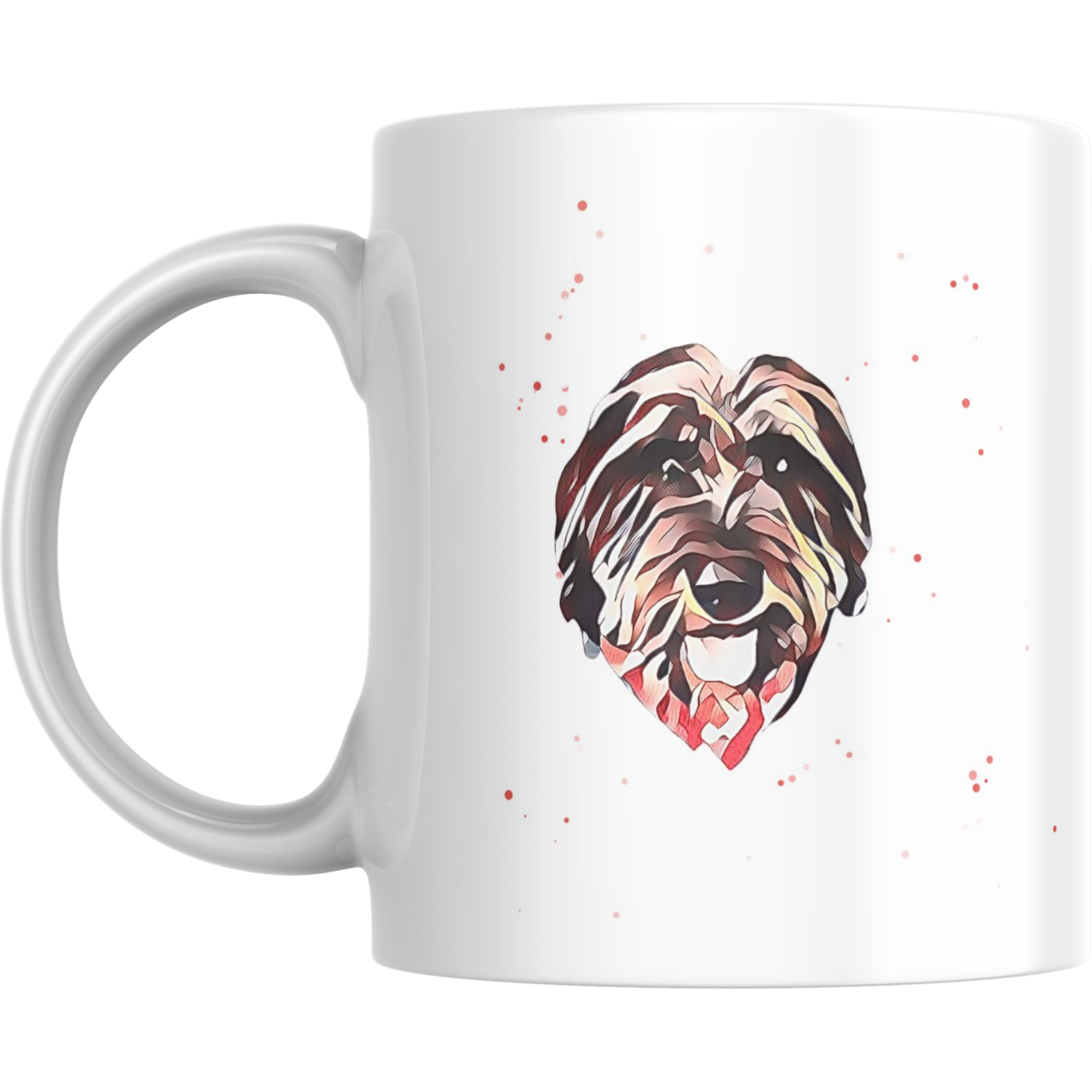 Caneca Cerâmica Personalizada Dog Mum - Presente Criativo para Amantes de Cães