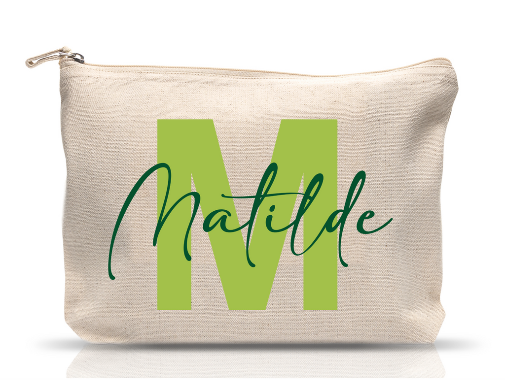 Bolsa Inicial com Compartimento Interior -100% Algodão, Sustentável e Prática
