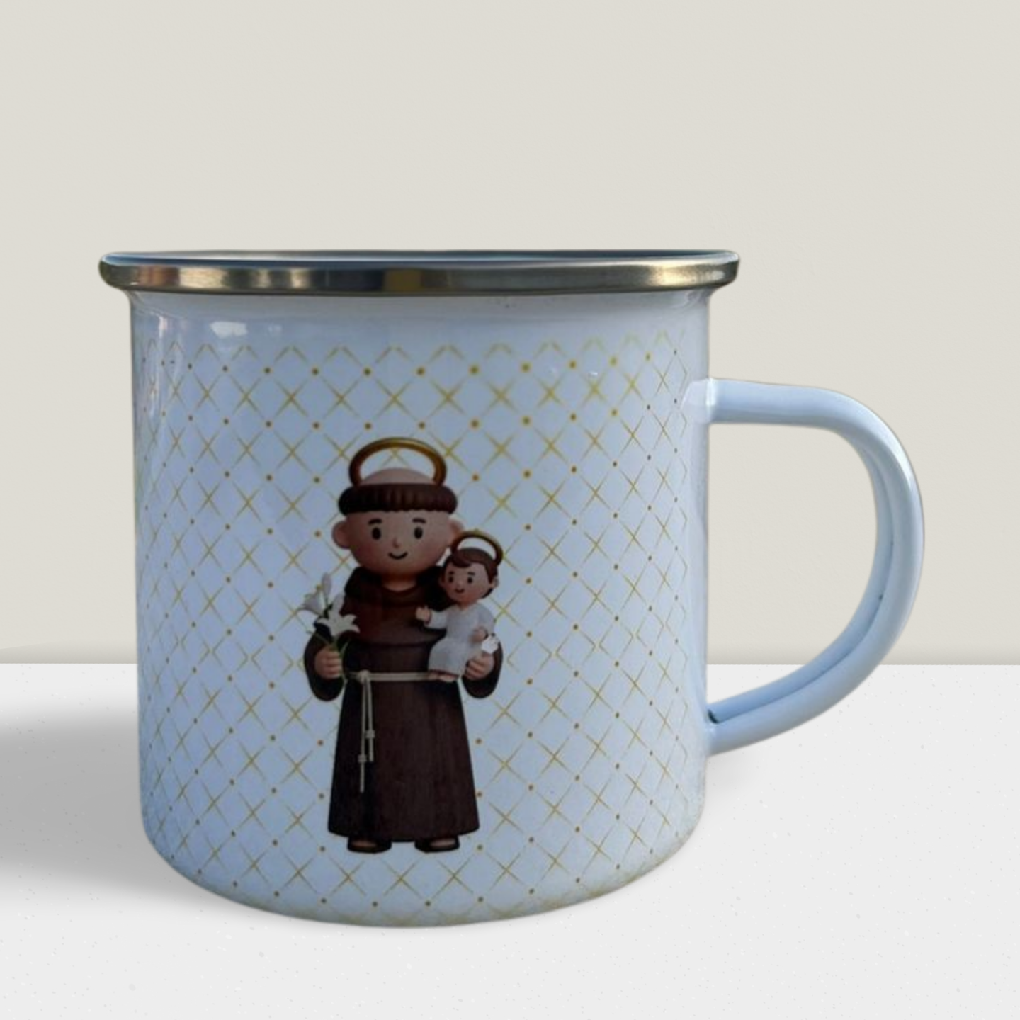 Caneca de Esmalte Santo António