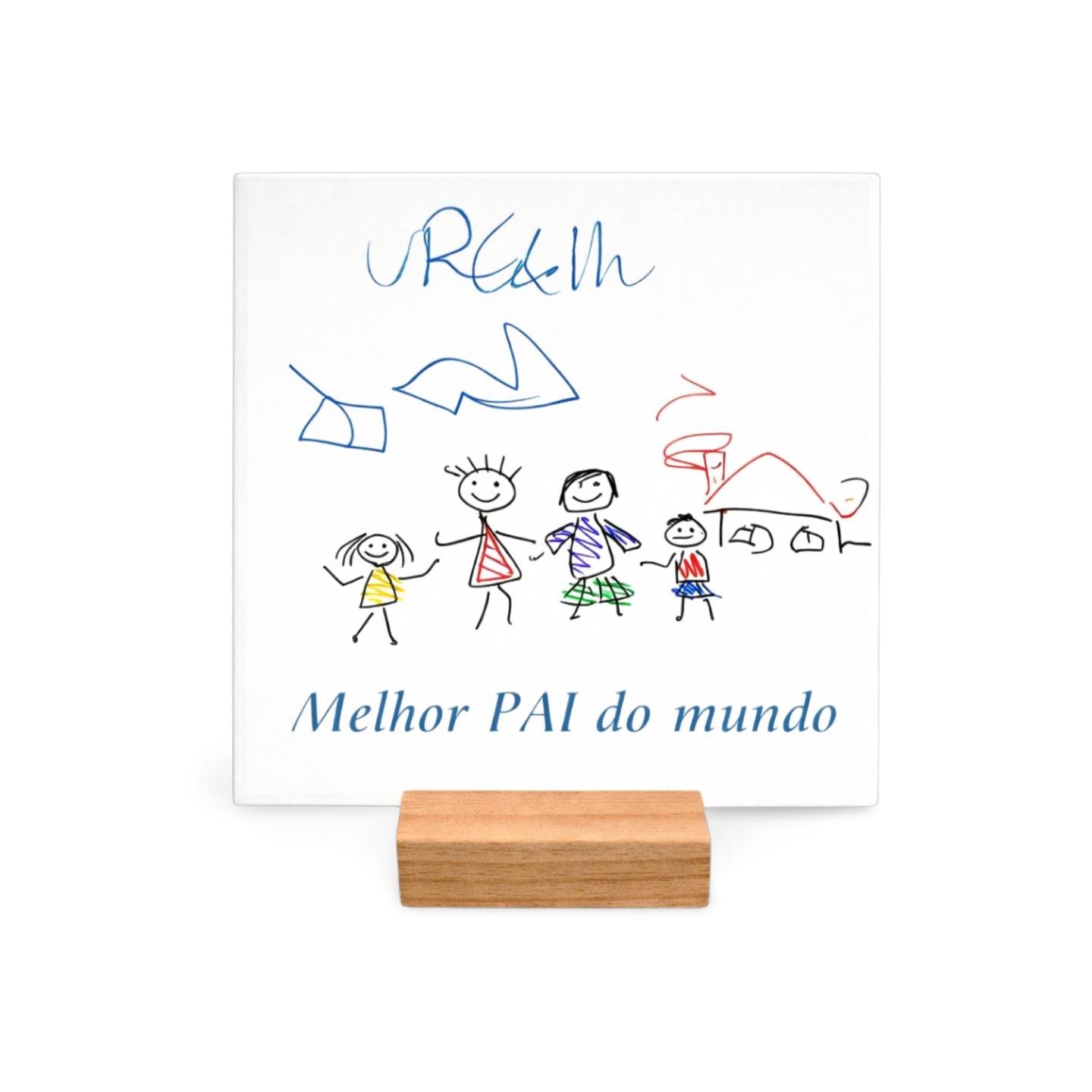 Azulejo Personalizado com desenho infantil - Presente Criativo