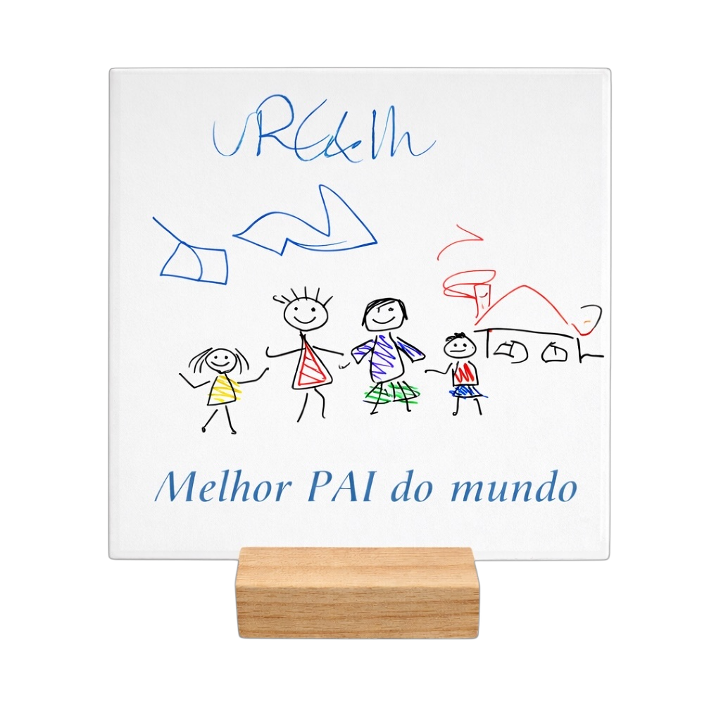 Azulejo Personalizado com desenho infantil - Presente Criativo