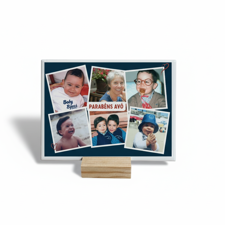 Azulejo Personalizado 20x15 Família - Presente Único e Emocional