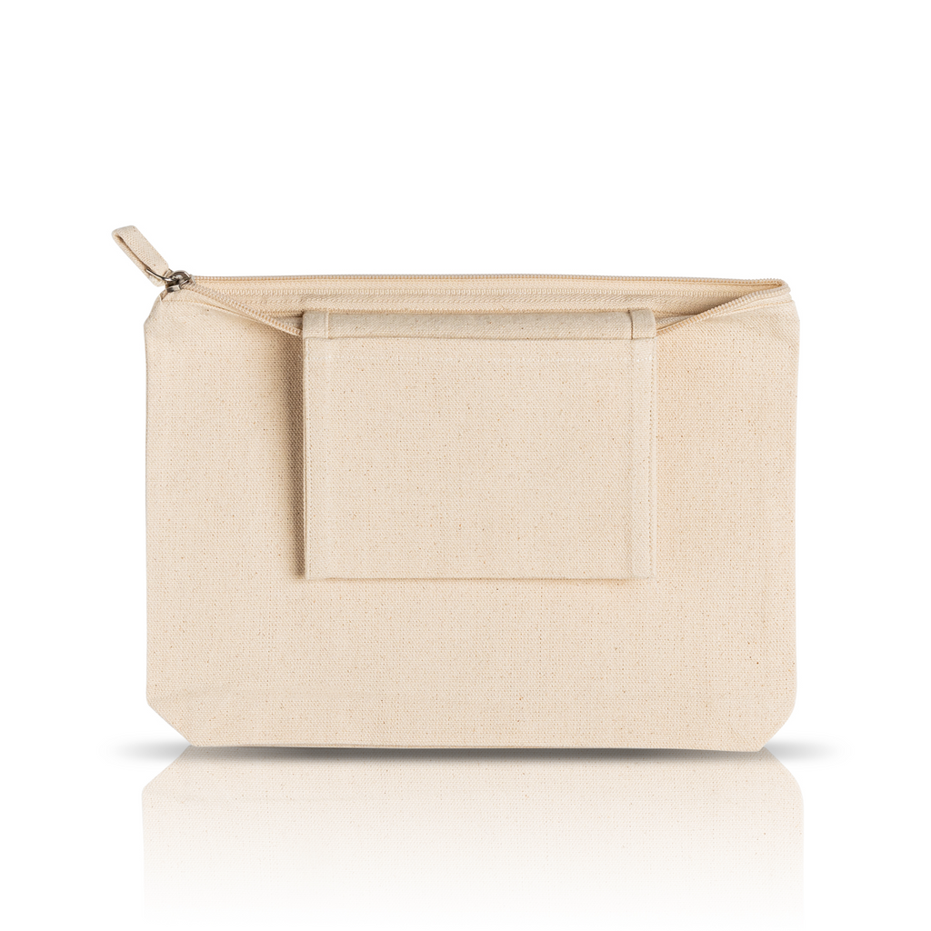 Bolsa Inicial com Compartimento Interior -100% Algodão, Sustentável e Prática