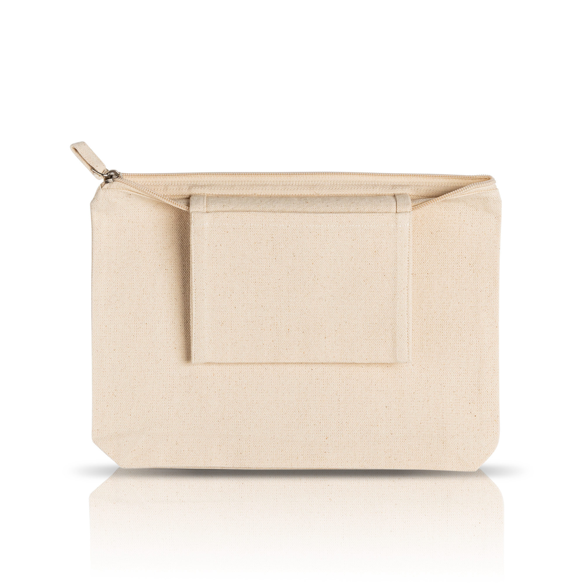 Bolsa Inicial com Compartimento Interior -100% Algodão, Sustentável e Prática