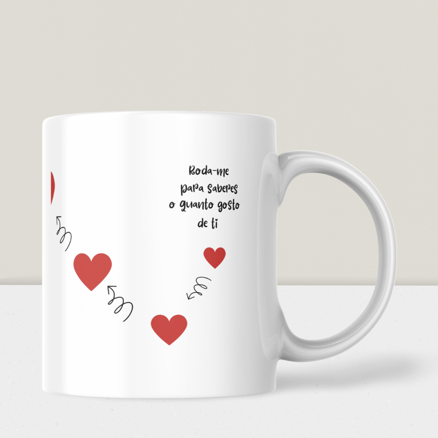 Caneca de São Valentim Personalizada – Presente Romântico