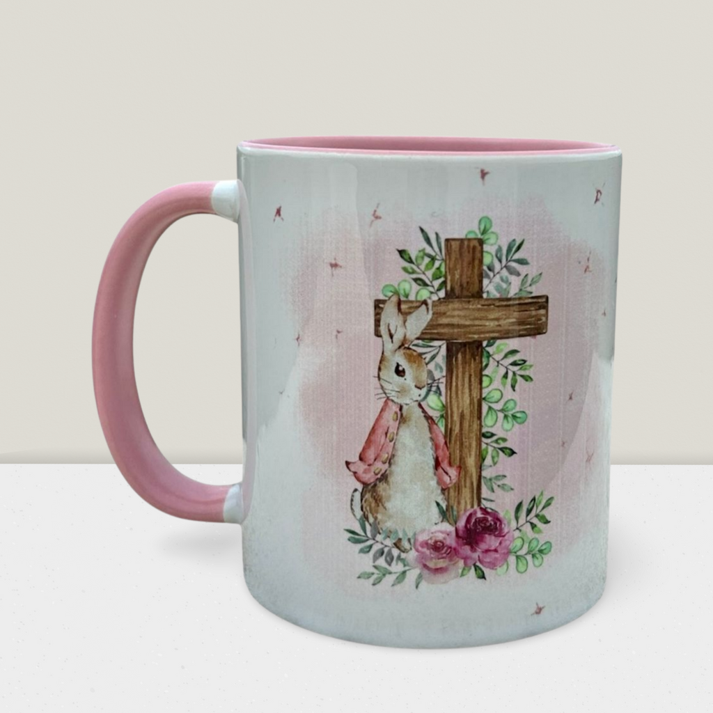 Caneca de Cerâmica Personalizada – Páscoa