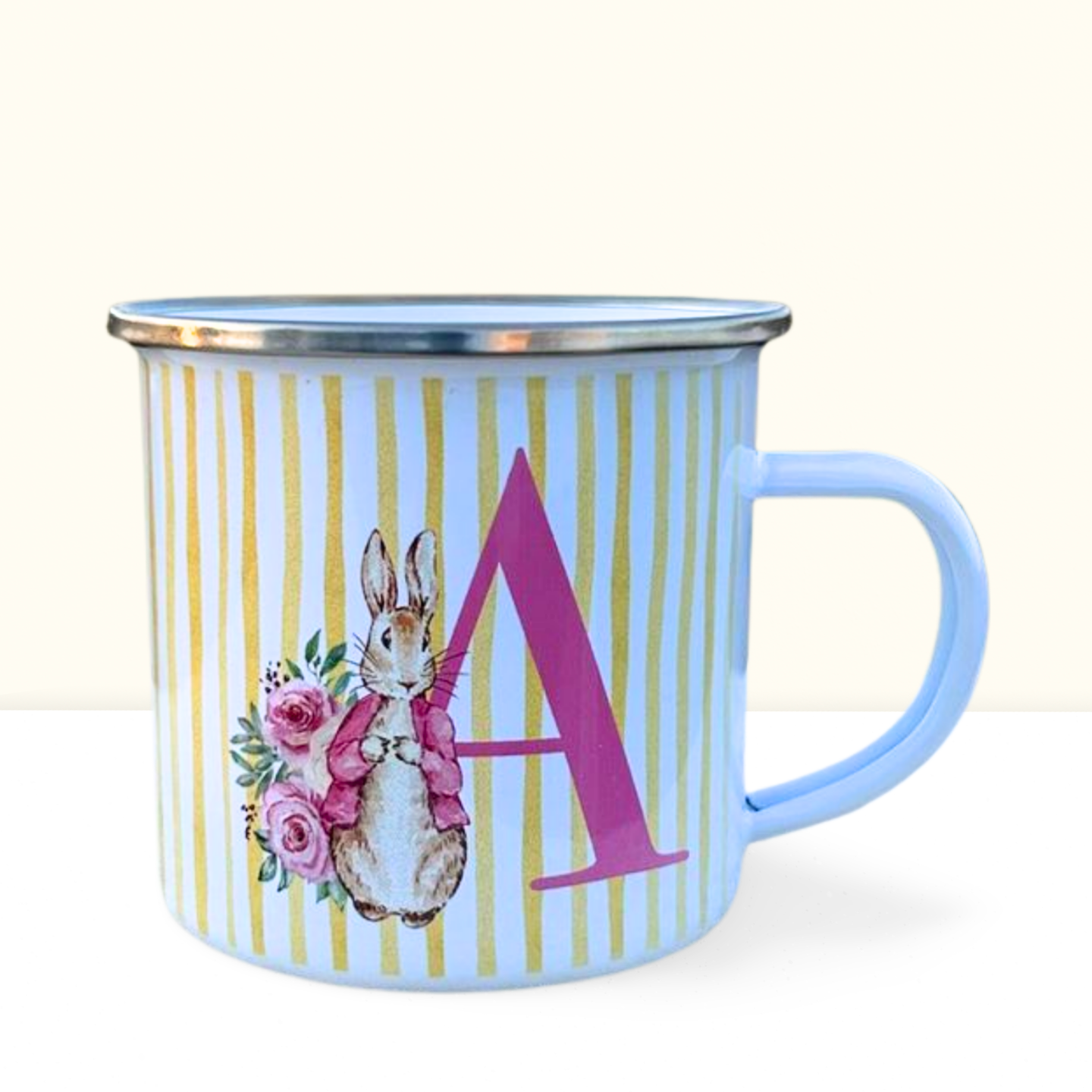 Caneca de Esmalte Páscoa personalizada