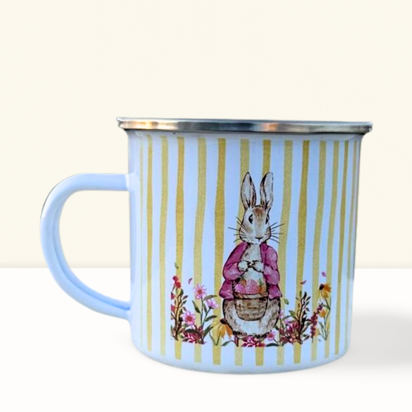 Caneca de Esmalte Páscoa personalizada