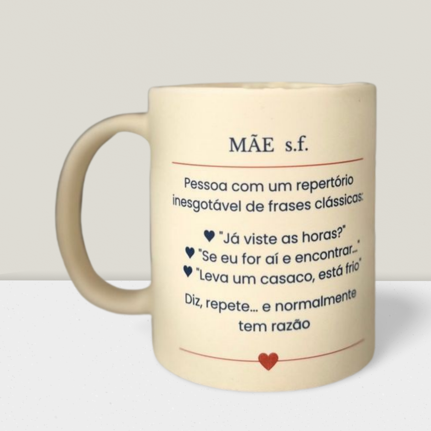 Caneca “Mãe s.f.” Personalizável — Frases Clássicas de Mãe