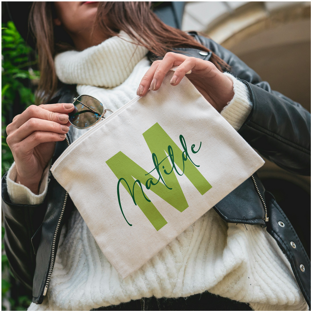 Bolsa Personalizada "Matilde" – Necessaire em Algodão Personalizado